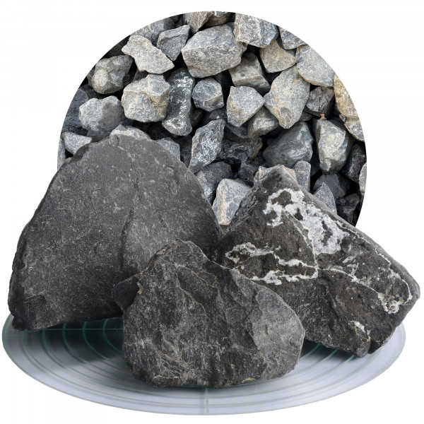Basalt Gabionensteine schwarz 60-120 mm