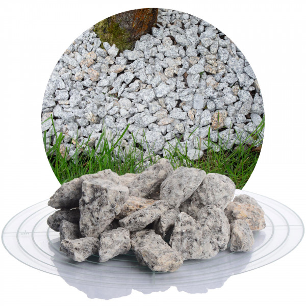 Granit Ziersplitt grau 16-32 mm