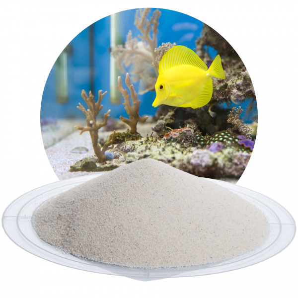Aquariumsand weiß 0,2-0,5 mm